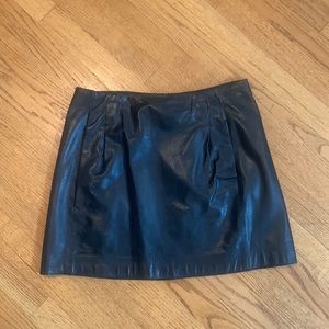 Vince leather skirt